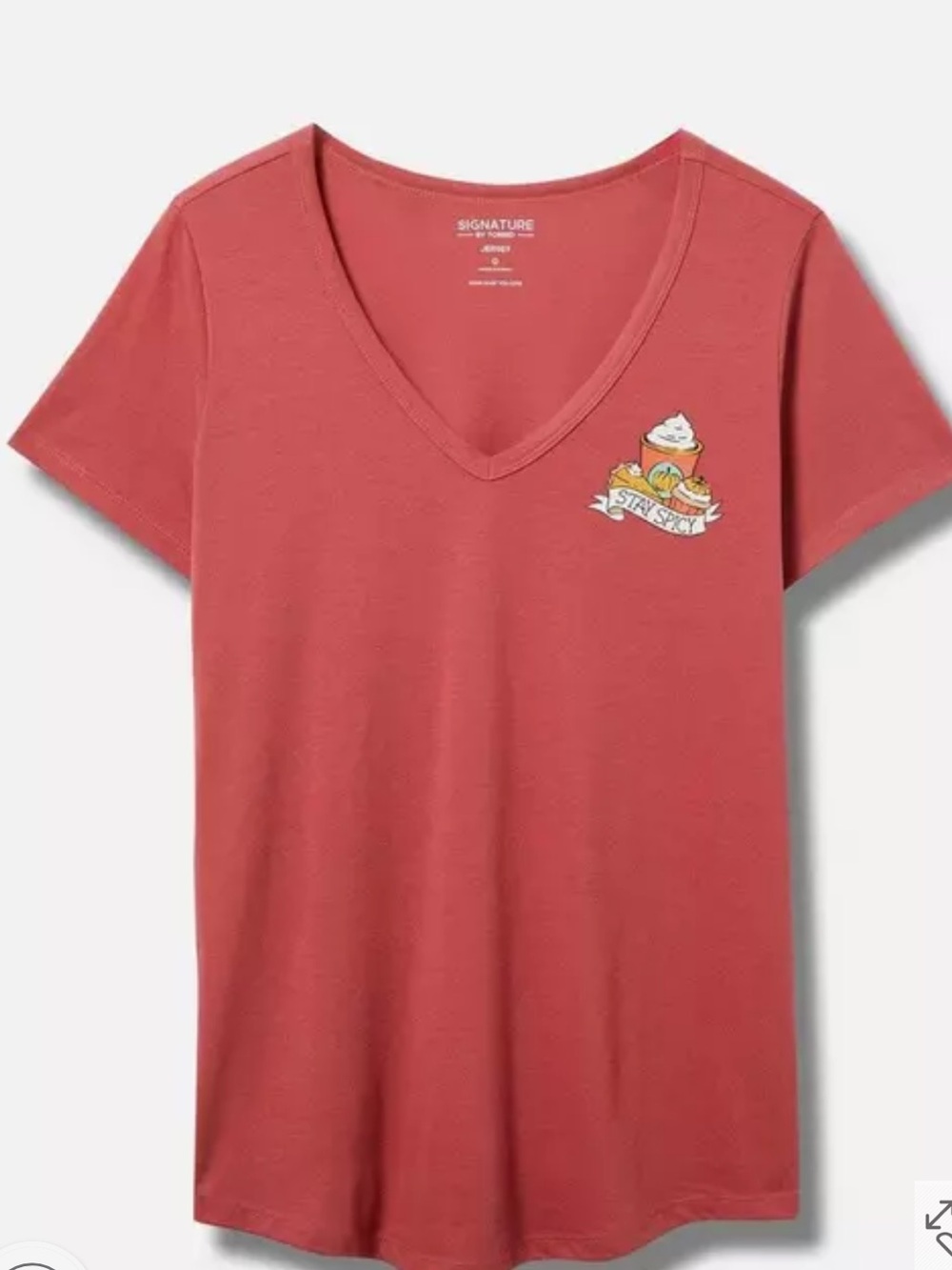 Signature by Torrid Jersey Tee - Dusty Rose